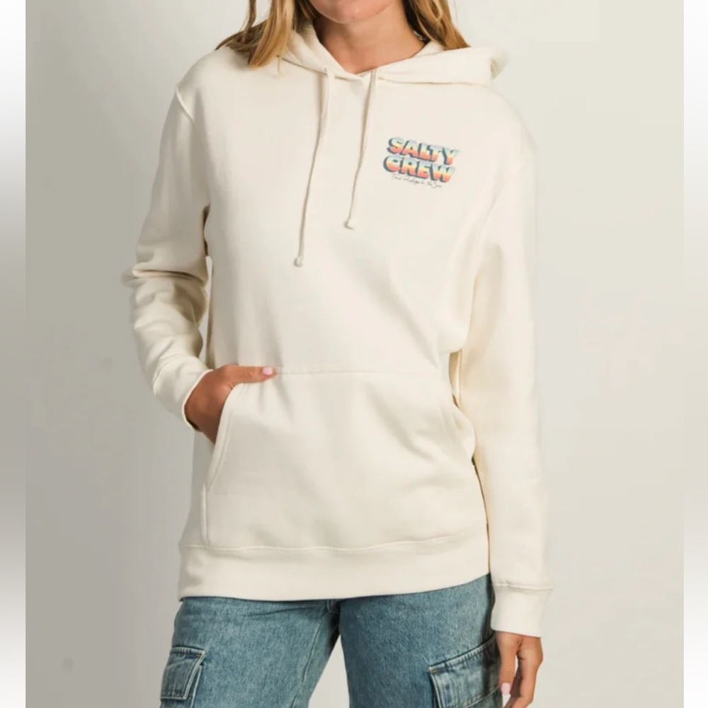 NWT - Salty Crew Women's Off-White Hoodie